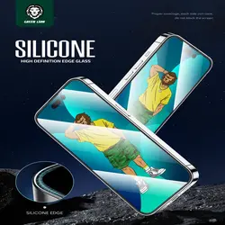 گلس گرین لاین مدل 3D Silicone HD مناسب برای گوشی موبایل IPhone 14 Pro Max