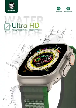 محافظ صفحه نمایش گرین لاین مدل Ultra HD مناسب برای اپل واچ 49میلی متری