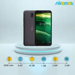 گوشی موبایل نوکیا مدل C1 دوسیم کارت ظرفیت 16 گیگابایت و رم1گیگابایتNokia C1 Dual SIM 16GB and 1GB RAM Mobile Phone