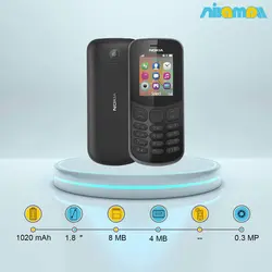 گوشی موبایل نوکیا مدل 130 دو سیم کارت ظرفیت 8 مگابایت و رم4 مگابایتNokia 130 Dual Sim 8MB and 4MB RAM mobile phone