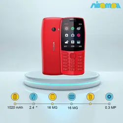 گوشی موبایل نوکیا مدل 210 دو سیم‌ کارت ظرفیت 16 مگابایت و رم16 مگابایتNokia 210 Dual Sim 16MB and 16MB RAM mobile phone
