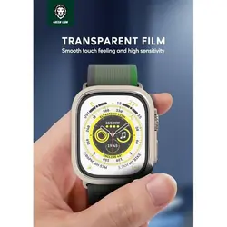 محافظ صفحه نمایش گرین لاین مدل Ultra Protector HD مناسب برای اپل واچ 49 میلی متری