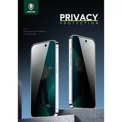 گلس گرین لاین مدل 9H Steve Privacy مناسب برای گوشی موبایل iPhone 14 Pro Max