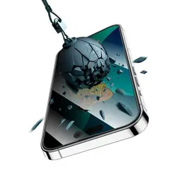 گلس گرین لاین مدل 3D Silicone Privacy مناسب برای گوشی موبایل IPhone 14 pro max