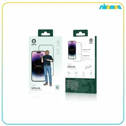 محافظ صفحه نمایش شفاف گرین لاین مدل 9H Steve HD مناسب برای گوشی موبایل  iPhone 15 Pro Max