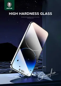 محافظ صفحه نمایش شفاف گرین لاین مدل 9H Steve HD مناسب برای گوشی موبایل  iPhone 15 Pro Max