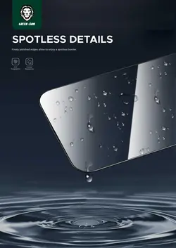 محافظ صفحه نمایش شفاف گرین لاین مدل 9H Steve HD مناسب برای گوشی موبایل  iPhone 15 Pro Max