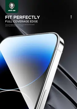 محافظ صفحه نمایش شفاف گرین لاین مدل 9H Steve HD مناسب برای گوشی موبایل  iPhone 15 Pro Max