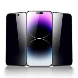 محافظ صفحه نمایش گرین لاین مدل 9H Steve Privacy مناسب برای گوشی موبایل iPhone 15 Pro Max
