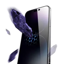 محافظ صفحه نمایش گرین لاین مدل 9H Steve Privacy مناسب برای گوشی موبایل iPhone 15 Pro Max