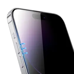 محافظ صفحه نمایش گرین لاین مدل 9H Steve Privacy مناسب برای گوشی موبایل iPhone 15 Pro Max