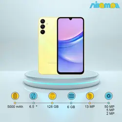 گوشی موبایل سامسونگ مدل Galaxy A15 دوسیم کارت ظرفیت 128 گیگابایت و رم 6 گیگابایت