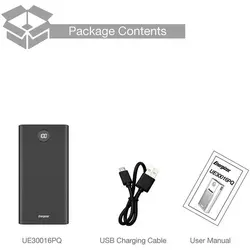 پاوربانک 30000mAh انرجایزر مدل UE30016PQ