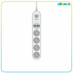 چند راهی برق و USB کینگ استار مدل KPS5120