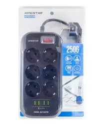 چند راهی برق کینگ استار مدل KPS5105