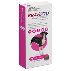 قیمت و خرید قرص ضد کک و کنه سگ براوکتو – Bravecto (40 تا 56 کیلو) - پرشین پت شاپ