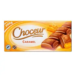 شکلات تخته ای چوکر با کرم کارامل 200گرم - چیکوشکلات