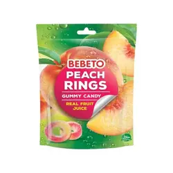 پاستیل ببتو با آبمیوه طبیعی طعم هلو ترش (60گرم)