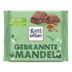 شکلات ریتر اسپورت با مغز بادام کرانچی (100گرم)