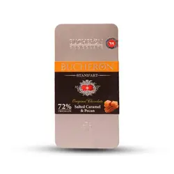 تابلت تلخ 72درصد بوچرون با طعم کارامل (100گرم)