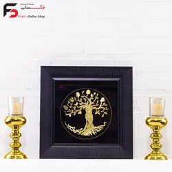 تابلو ورق طلا درخت زندگی