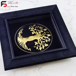 تابلو ورق طلا درخت زندگی