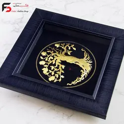 تابلو ورق طلا درخت زندگی
