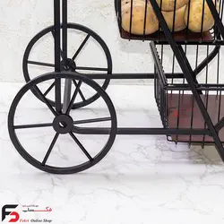 سبد پیاز و سیب زمینی کالسکه 3 طبقه نوین