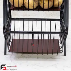 سبد پیاز و سیب زمینی کالسکه 3 طبقه نوین