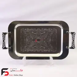 سینی پذیرایی استیل ایده آل 223