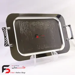 سینی پذیرایی استیل ایده آل 123