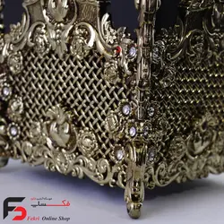 ست سطل و جا دستمال کاغذی لوکس مشکی