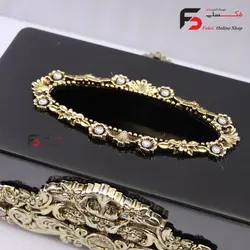 ست سطل و جا دستمال کاغذی لوکس مشکی