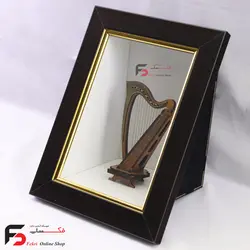تابلو دکوری آلات موسیقی چنگ
