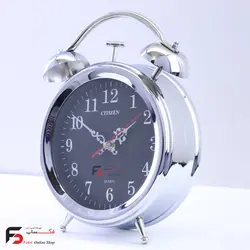 ساعت رومیزی فلزی سیتیزن نقره ای