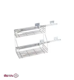 سبد مواد شوینده مدل ایتالیایی(راست) (عمق 50) تاندم - سلین Adlan کد A455(R)