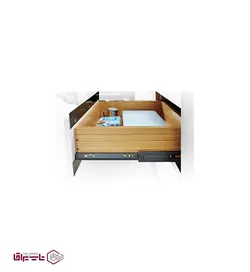 ریل ساچمه ای سه تکه تلسکوپی ساده مشکی عمق 60 فانتونی fantoni کد F-0B-347-01