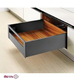 ریل بدنه دار اسلیم اینر بلند با فرانت آلومینیوم عمق 45 فانتونی fantoni کد F-0B-419-01