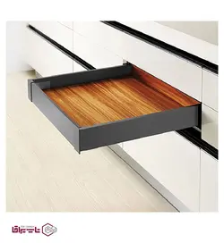 ریل بدنه دار اسلیم اینر کوتاه با فرانت آلومینیوم عمق 45 فانتونی fantoni کد F-0B-414-01