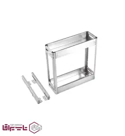 سوپر جا بطری زیر صفحه تمام استیل ریل از کف یونیت عرض 15 فانتونی fantoni کد F-0F-041-01