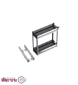 سوپر جا بطری زیر صفحه استیل وشیشه ریل از کف یونیت عرض 15 فانتونی fantoni کد F-0F-241-01