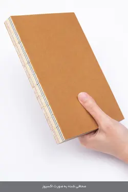 لووآ، A5<span>، دفتر یادداشت حرفه ای، ژورنال با جداکننده های رنگی و پلنر با تقویم ماهیانه بدون تاریخ، جلد سخت، 14x21 سانتی متر، 224 صفحه</span>