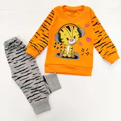کد 3000 بلوز شلوار بچه ببر نارنجی