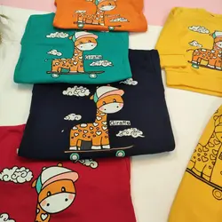 کد ۹۹۳ بلوز شلوار ‌‌زرافه کلاهدار