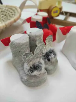 کد 1458 جوراب تک پوم شاخدار نوزادی و کودک