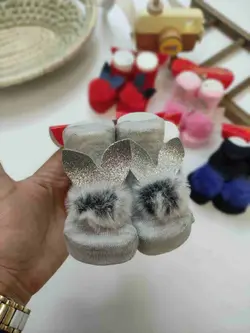 کد 1458 جوراب تک پوم شاخدار نوزادی و کودک