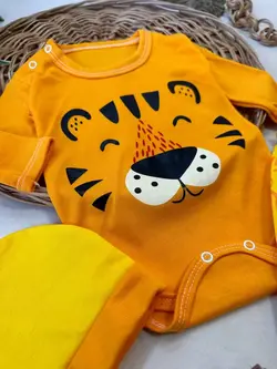 سه تکه ببر نارنجی نوزادی و کودک کد 117209