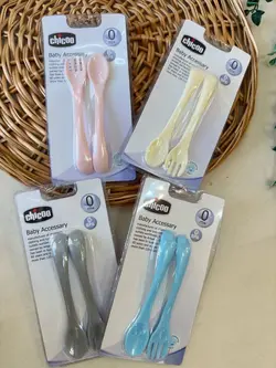 قاشق و چنگال چیکو نوزادی و کودک کد 45001
