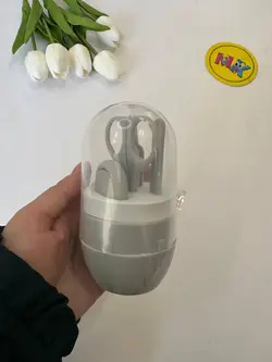 ست ناخن گیر تخم مرغی جعبه ای نوزادی و کودک کد 36004