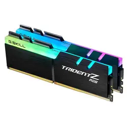 رم دسکتاپ DDR5 دو کاناله 6000 مگاهرتز CL30 جی اسکیل سری TRIDENT Z RGB ظرفیت 64 گیگابایت Ram G.Skill 64GB TRIDENT Z RGB CL30 DDR5 6000Mhz Dual